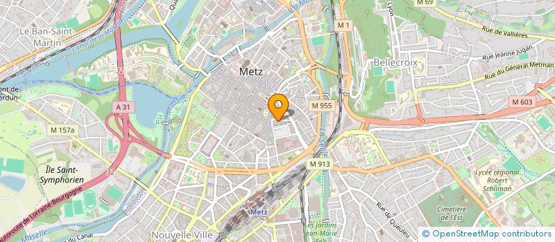 localisation de l'entreprise MONSIEUR DENIS ROKAJ  METZ