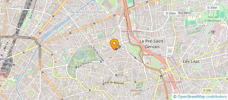 localisation de l'entreprise MONSIEUR DENIS ROLAND-GOSSELIN  PARIS