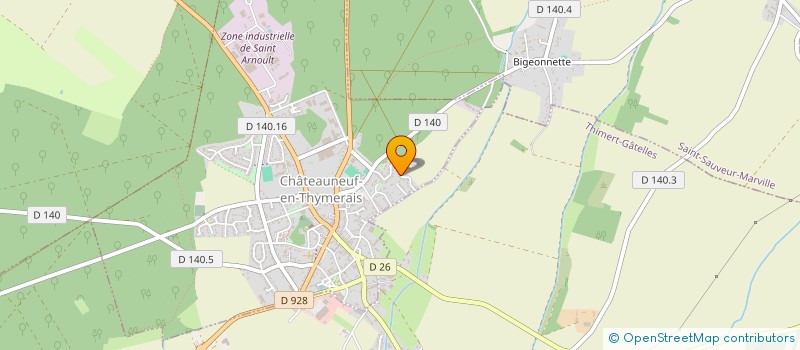 localisation de l'entreprise MONSIEUR DENIS ROSE à CHATEAUNEUF-EN-THYMERAIS