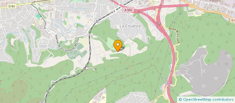 localisation de l'entreprise MONSIEUR DENIS ROSSO  AUBAGNE