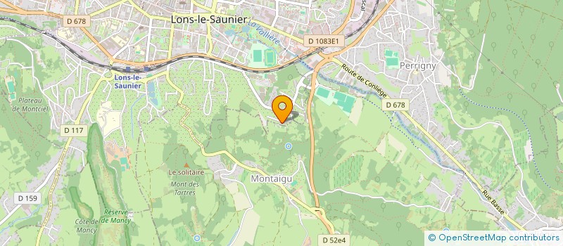 localisation de l'entreprise MONSIEUR DENIS ROUEIRE à LONS-LE-SAUNIER