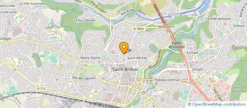 localisation de l'entreprise MONSIEUR DENIS ROUILLE à SAINT-BRIEUC