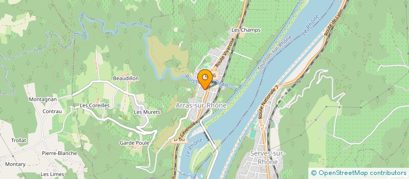 localisation de l'entreprise MONSIEUR DENIS ROUSSELOT  ARRAS-SUR-RHONE