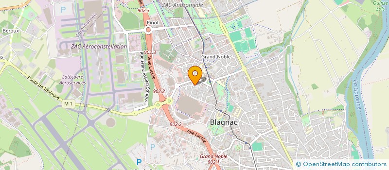 localisation de l'entreprise MONSIEUR DENIS ROUVELET  BLAGNAC