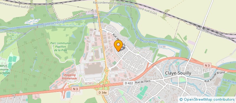 localisation de l'entreprise MONSIEUR DENIS ROVERA  CLAYE-SOUILLY