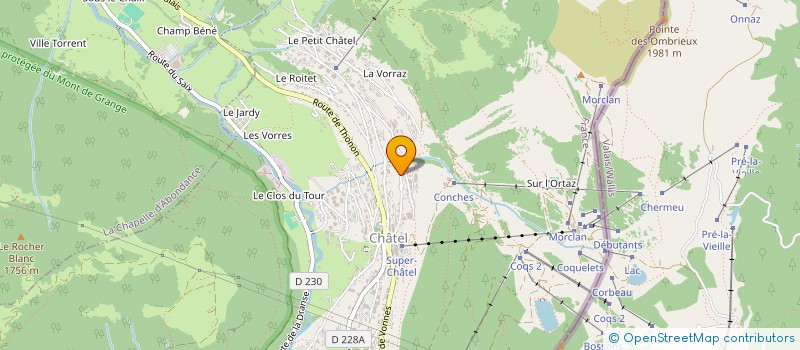 localisation de l'entreprise MONSIEUR DENIS RUBIN  CHATEL