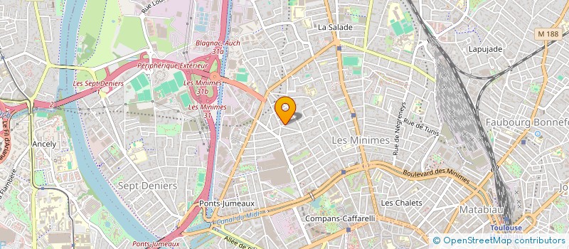 localisation de l'entreprise MONSIEUR DENIS RUBIO  TOULOUSE