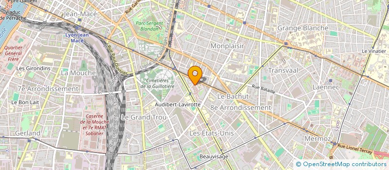 localisation de l'entreprise MONSIEUR DENIS RUCI  LYON