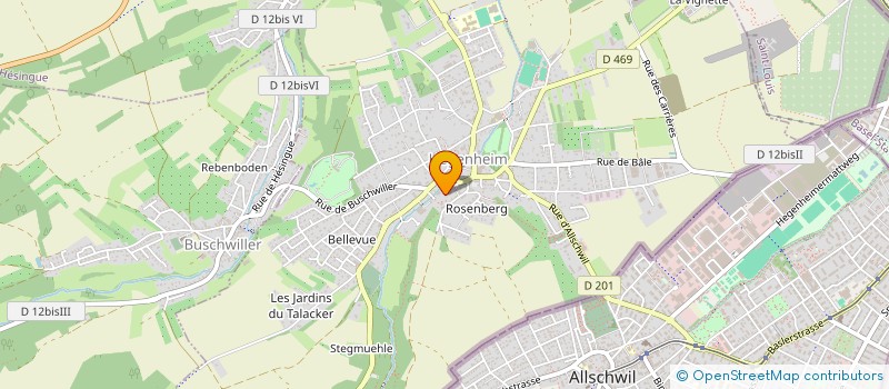 localisation de l'entreprise MONSIEUR DENIS RUETSCH à HEGENHEIM