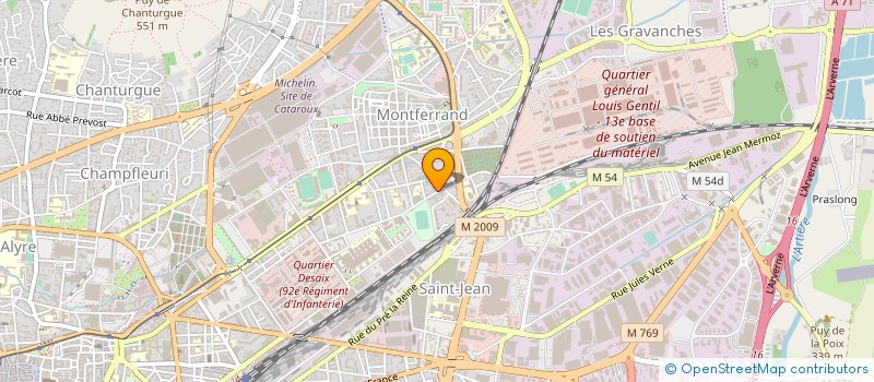 localisation de l'entreprise MONSIEUR DENIS RUFF  CLERMONT-FERRAND