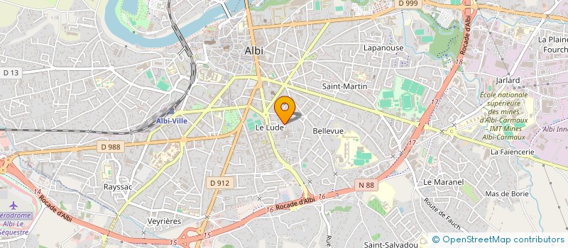 localisation de l'entreprise MONSIEUR DENIS SABLAYROLLES  ALBI