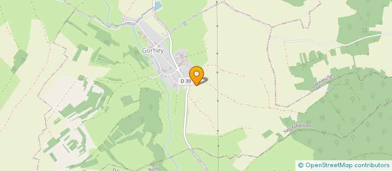 localisation de l'entreprise MONSIEUR DENIS SACHOT  GORHEY