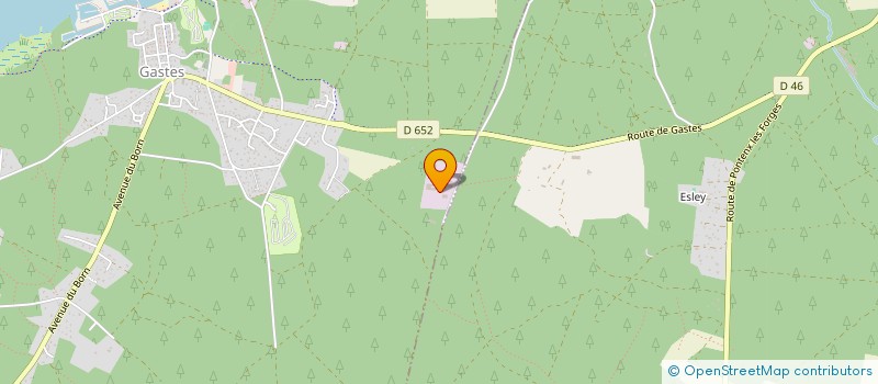 localisation de l'entreprise MONSIEUR DENIS SADOUX  PARENTIS-EN-BORN