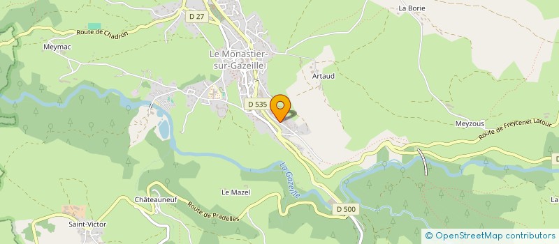 localisation de l'entreprise MONSIEUR DENIS SAGNARD à LE MONASTIER-SUR-GAZEILLE