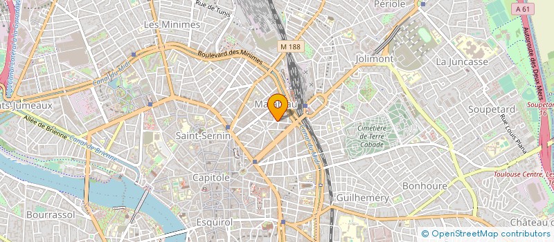 localisation de l'entreprise MONSIEUR DENIS SAINT BLANCAT à TOULOUSE