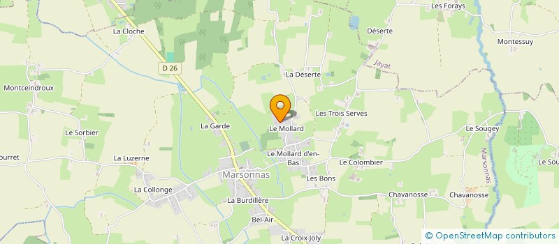 localisation de l'entreprise MONSIEUR DENIS SAINT-SULPICE  SAINT-DIDIER-D AUSSIAT