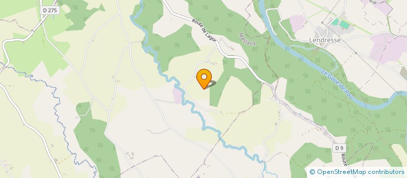 localisation de l'entreprise MONSIEUR DENIS SAINTE-CLUQUE  SALLESPISSE