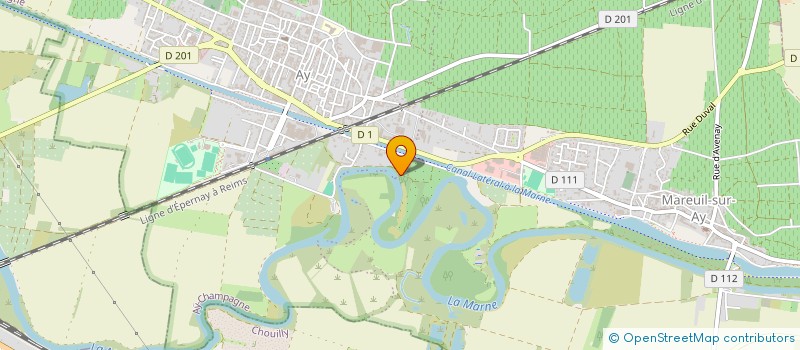 localisation de l'entreprise MONSIEUR DENIS SAINTOT  AY-CHAMPAGNE