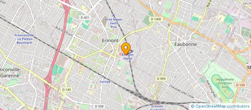 localisation de l'entreprise MONSIEUR DENIS SAMNANG  ERMONT