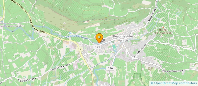 localisation de l'entreprise MONSIEUR DENIS SANCHEZ  BEAUMES-DE-VENISE
