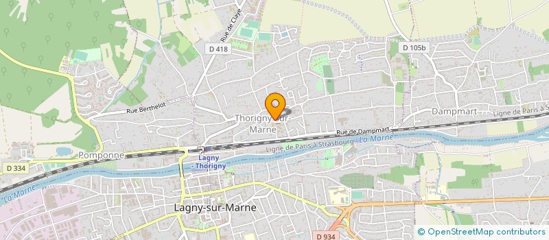 localisation de l'entreprise MONSIEUR DENIS SANSAC à THORIGNY-SUR-MARNE