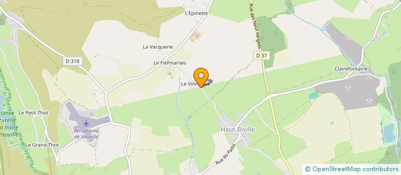 localisation de l'entreprise MONSIEUR DENIS SANSON  LA HAGUE