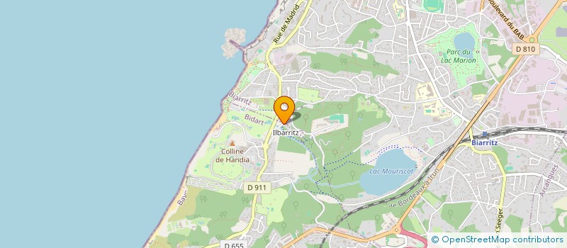 localisation de l'entreprise MONSIEUR DENIS SARTHOU à BIDART