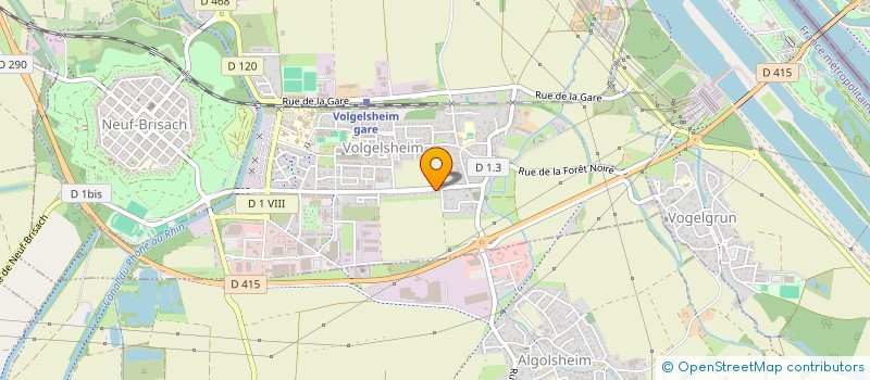 localisation de l'entreprise MONSIEUR DENIS SCHAEFFER  VOLGELSHEIM