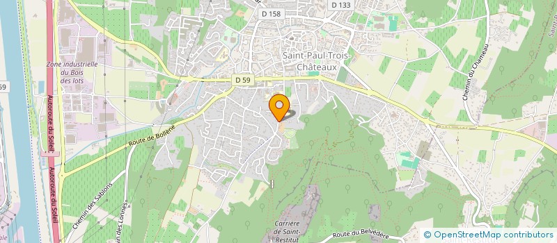 localisation de l'entreprise MONSIEUR DENIS SCHEERS  SAINT-PAUL-TROIS-CHATEAUX