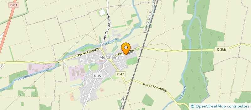 localisation de l'entreprise MONSIEUR DENIS SCHNEIDER  MERXHEIM