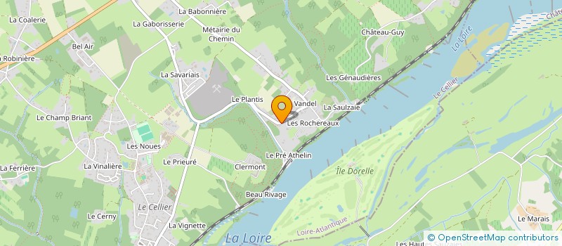 localisation de l'entreprise MONSIEUR DENIS SCHOUMACHER  LE CELLIER