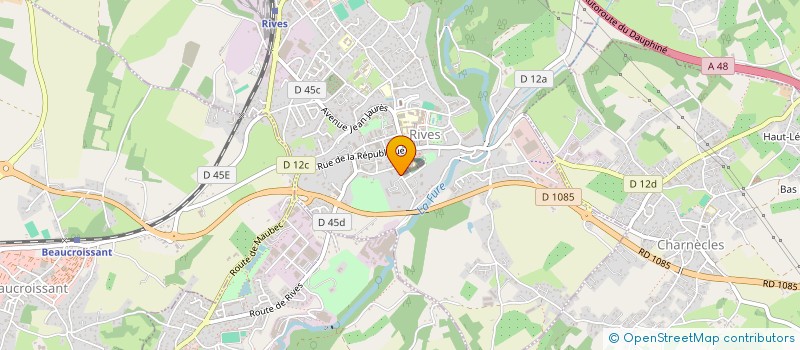 localisation de l'entreprise MONSIEUR DENIS SCHWARTZ  RIVES