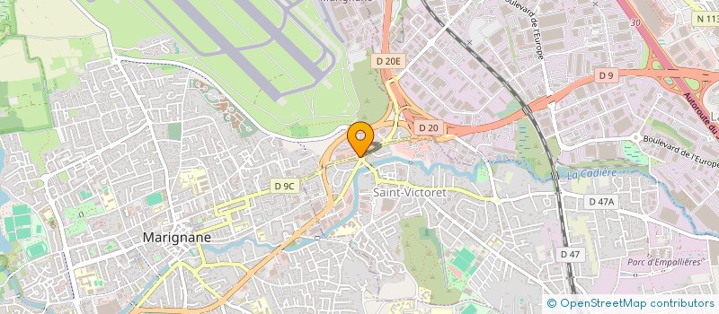 localisation de l'entreprise MONSIEUR DENIS SEBASTIANELLI  MARIGNANE