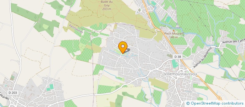 localisation de l'entreprise MONSIEUR DENIS SEGUELA  VILLEMOUSTAUSSOU