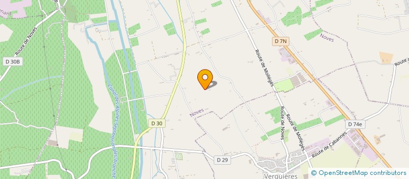 localisation de l'entreprise MONSIEUR DENIS SEIGNOUR  NOVES