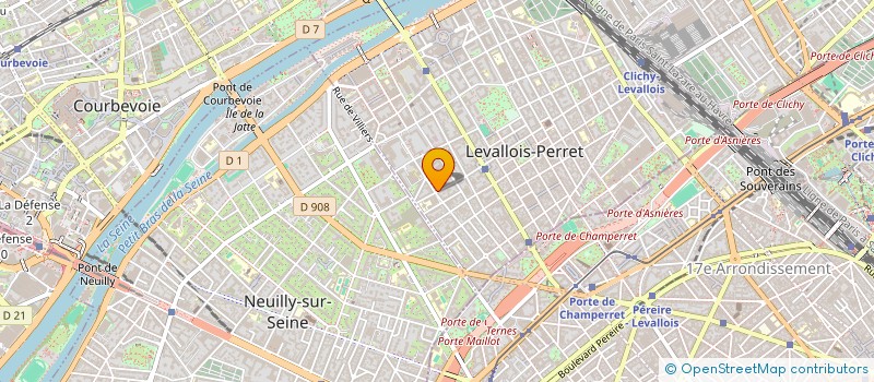 localisation de l'entreprise MONSIEUR DENIS SELLIER  LEVALLOIS-PERRET