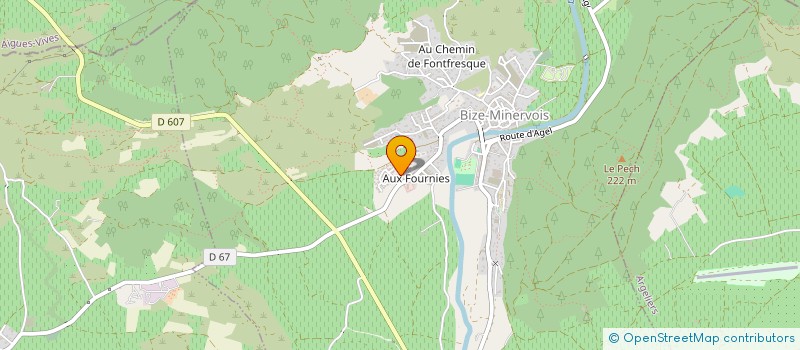 localisation de l'entreprise MONSIEUR DENIS SENAC  BIZE-MINERVOIS