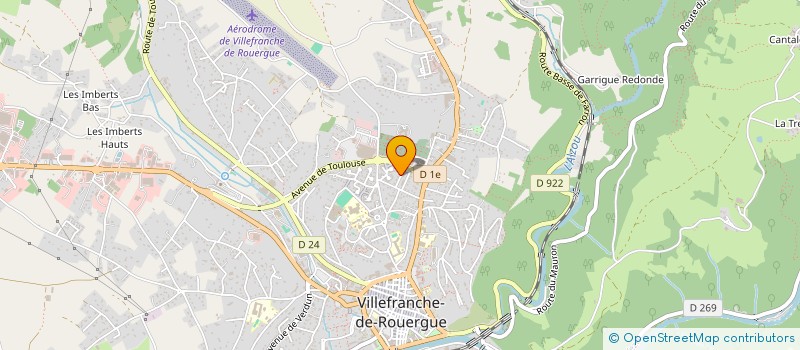 localisation de l'entreprise MONSIEUR DENIS SERIN  TOULONJAC