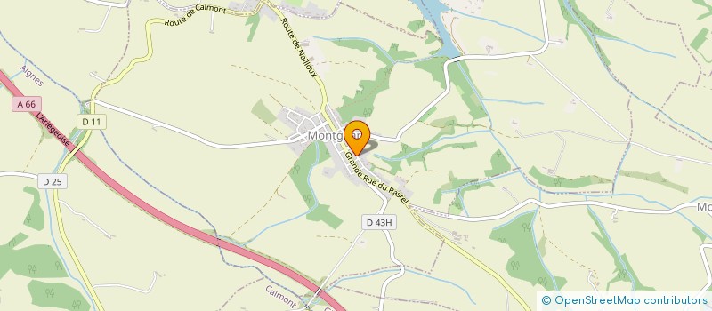 localisation de l'entreprise MONSIEUR DENIS SERP  MONTGEARD