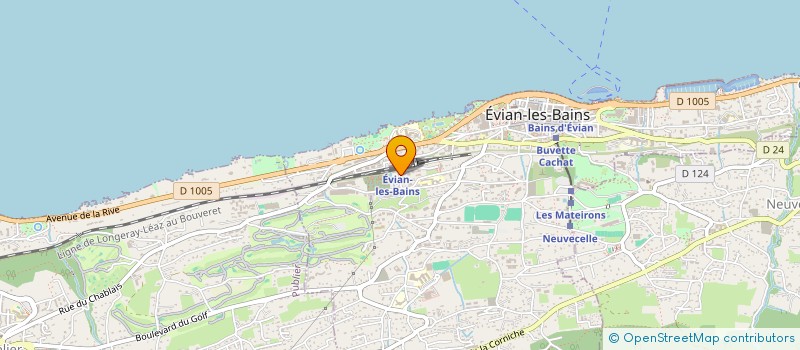 localisation de l'entreprise MONSIEUR DENIS SERRE  EVIAN-LES-BAINS