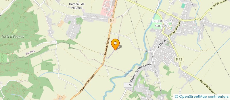 localisation de l'entreprise MONSIEUR DENIS SERRES à LAGARDELLE-SUR-LEZE
