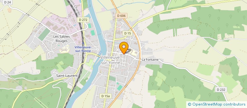 localisation de l'entreprise MONSIEUR DENIS SEUTIN à VILLENEUVE-SUR-YONNE