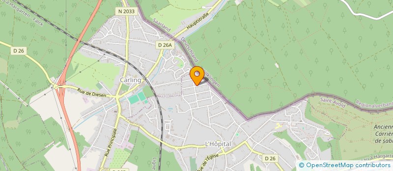 localisation de l'entreprise MONSIEUR DENIS SIAS  L'HOPITAL