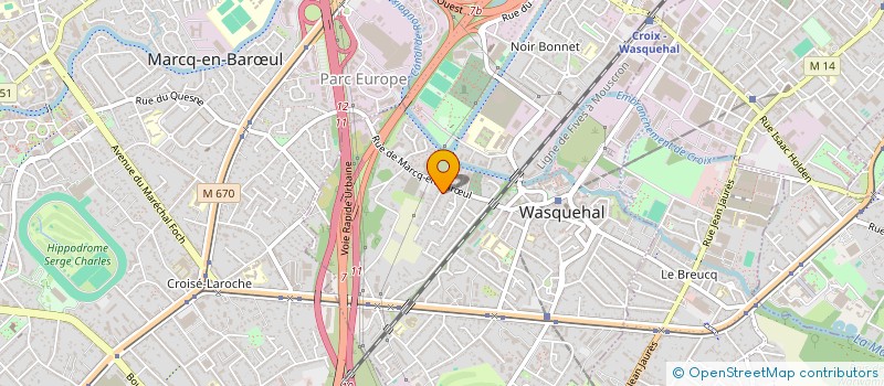 localisation de l'entreprise MONSIEUR DENIS SIMOES  WASQUEHAL