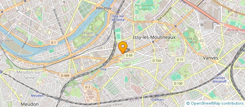 localisation de l'entreprise MONSIEUR DENIS SIMON à ISSY-LES-MOULINEAUX