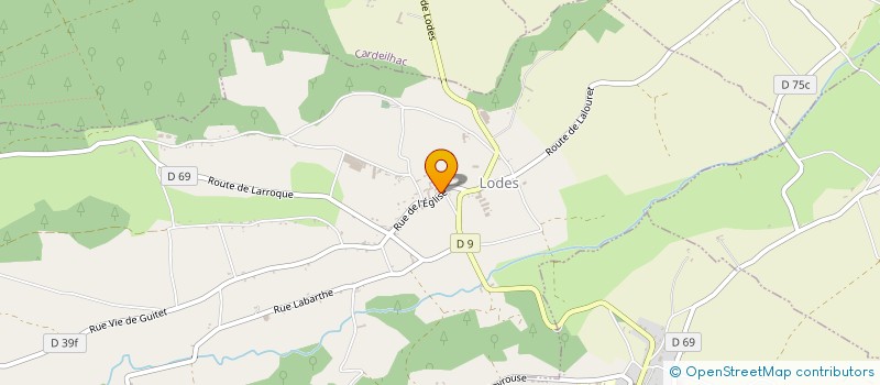 localisation de l'entreprise MONSIEUR DENIS SOULE à LODES