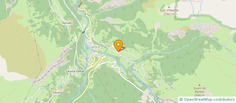 localisation de l'entreprise MONSIEUR DENIS SOULERE  GAVARNIE-GEDRE