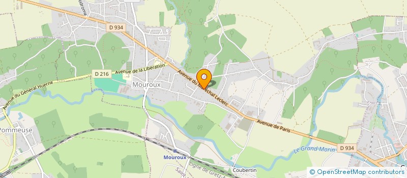 localisation de l'entreprise MONSIEUR DENIS SOULLIAERT  MOUROUX