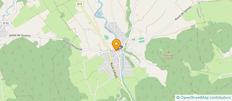 localisation de l'entreprise MONSIEUR DENIS SOURD  SOUEICH