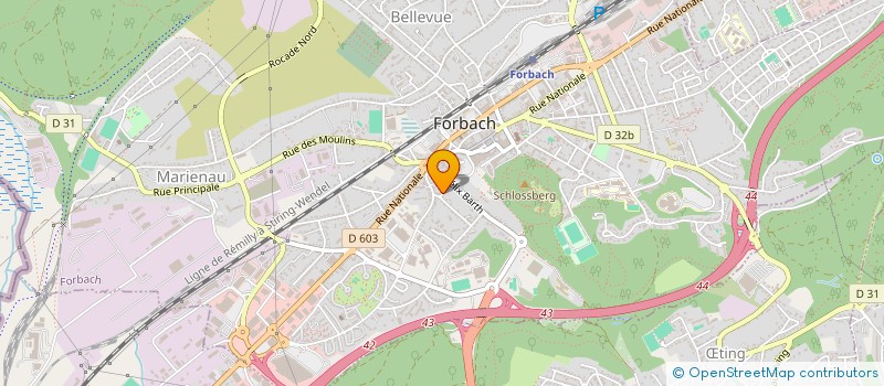 localisation de l'entreprise MONSIEUR DENIS SOUSSAN  MORSBACH